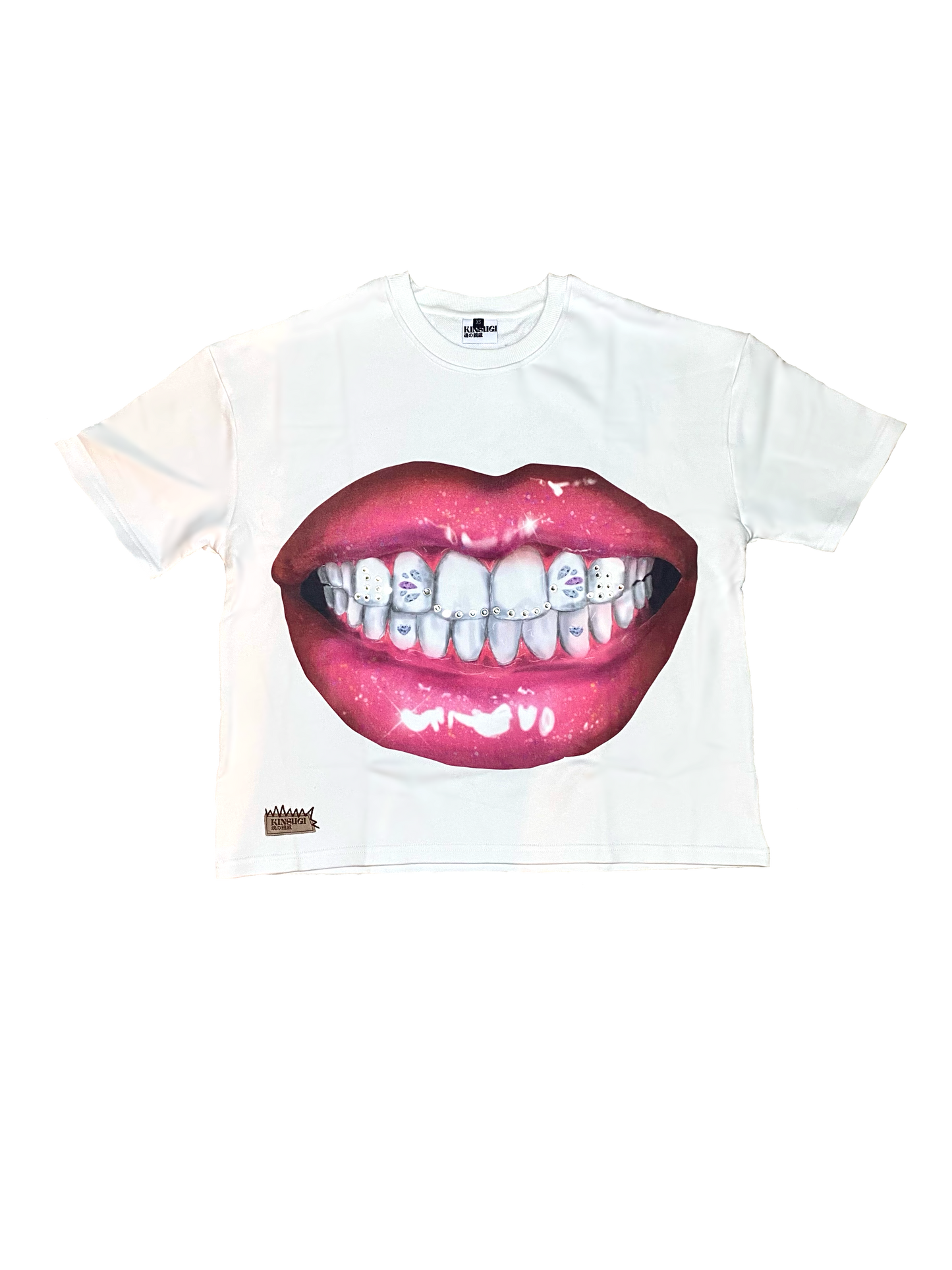 tooth gem heavyweight tee - white